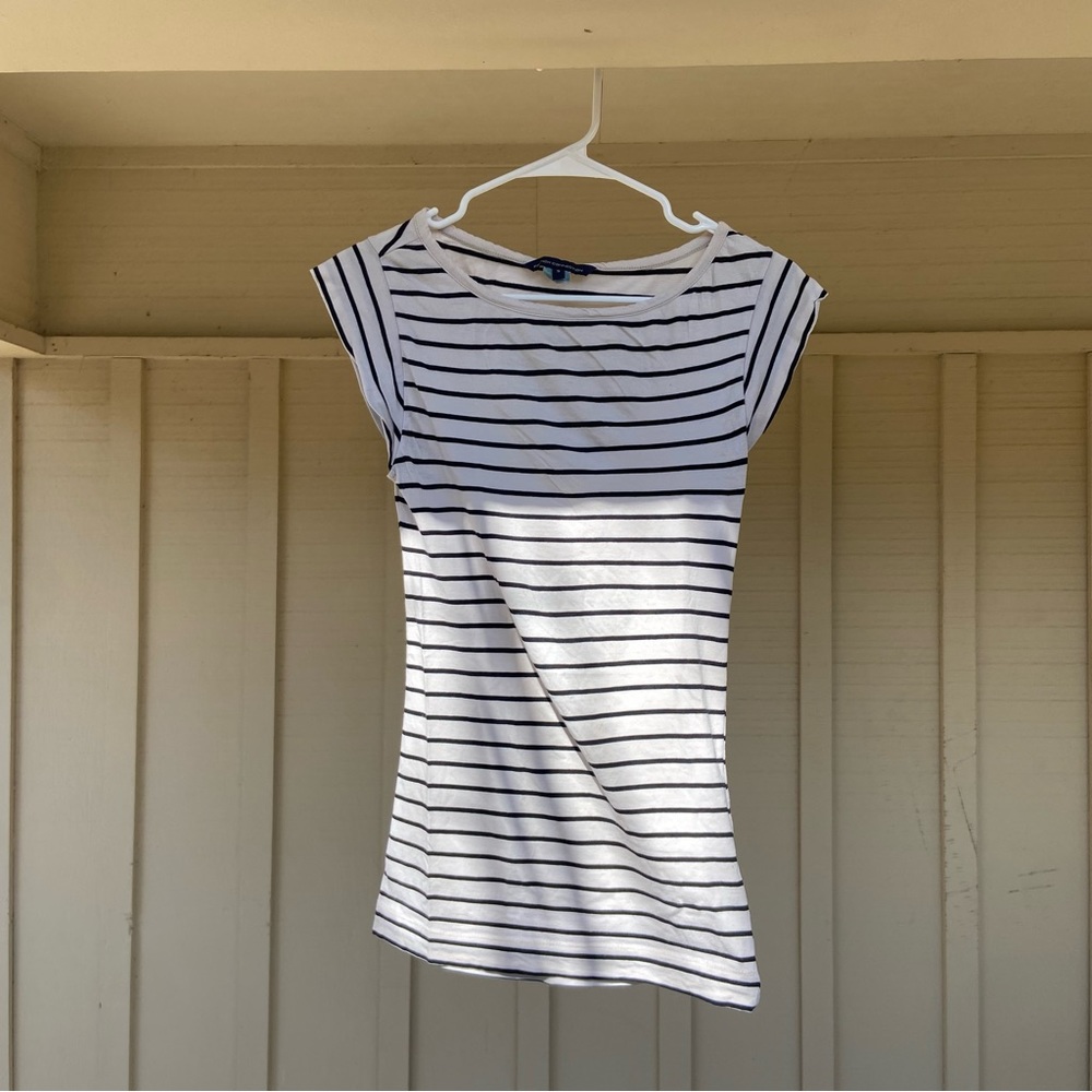 French Connection Striped Tee